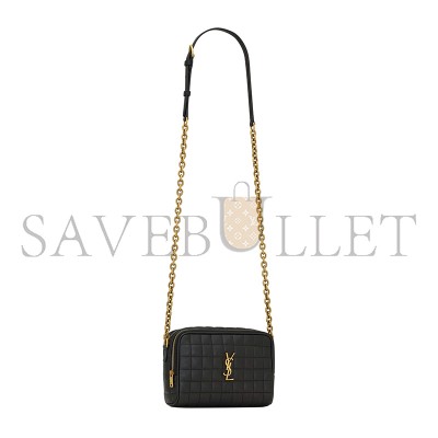YSL CASSANDRE MATELASSÉ CARRÉ CAMERA BAG IN LAMBSKIN 764809AABVP1000 (19.5*14*4cm)